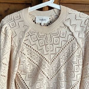 ba&sh Women's Cream Knit Sweater